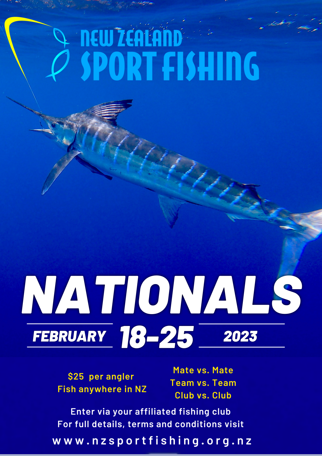 NZSFC Nationals 2023 New Zealand Sport Fishing Council